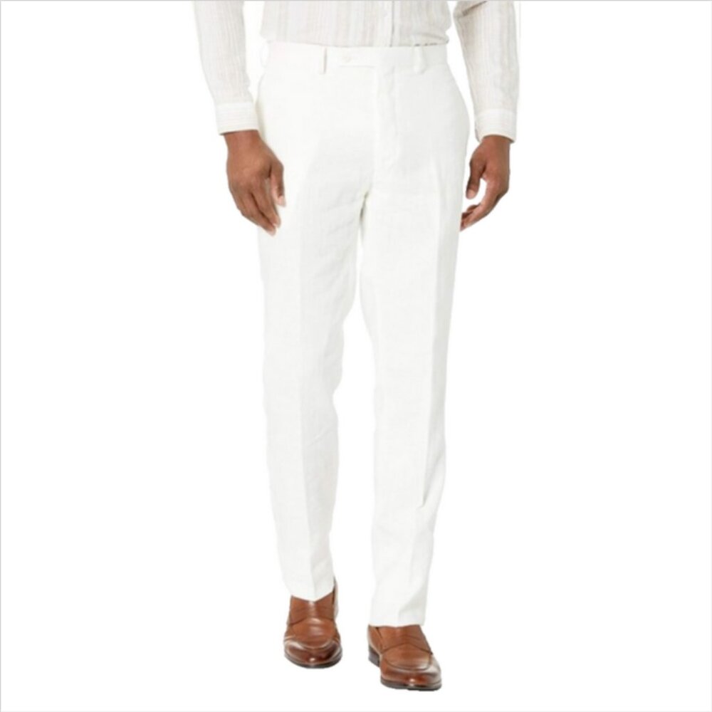 Calvin Klein Linen Suit Dress Pants